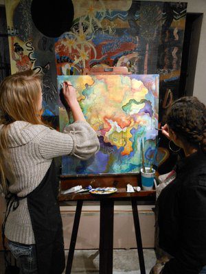 abstract art class
