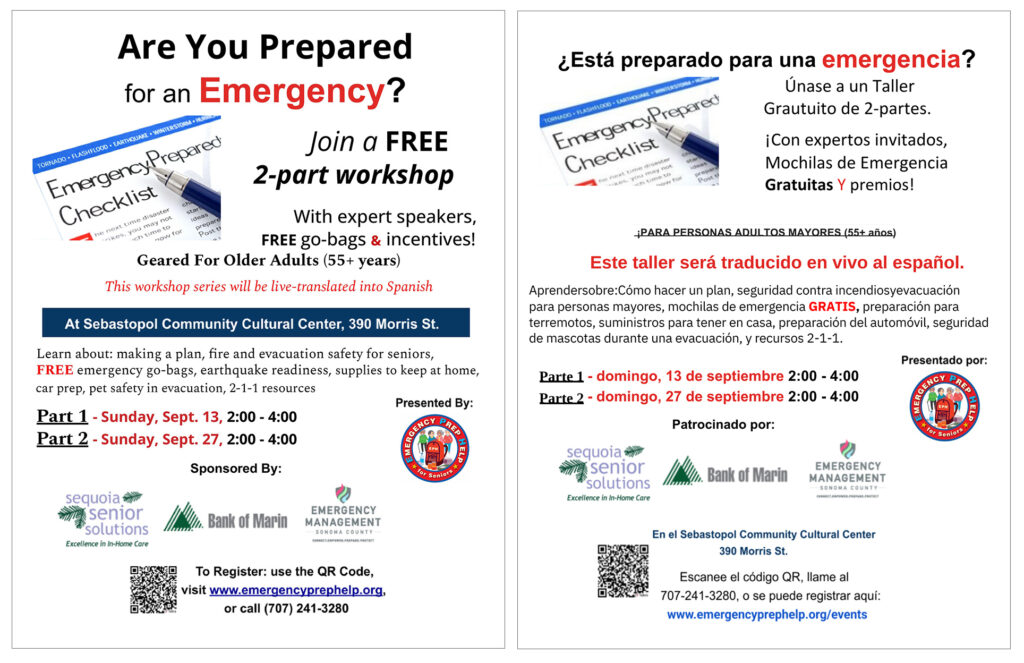 emergency prep flyer
